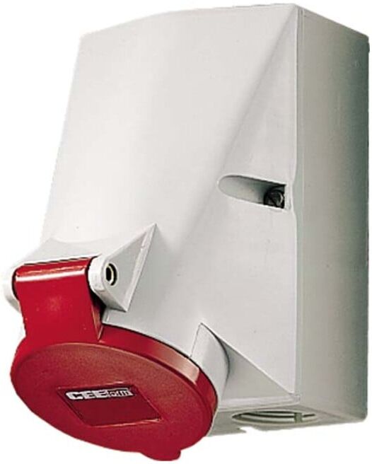 Mennekes Prise murale HW/VN 16A, 7p, 6h, 400V, IP44 734 (734)