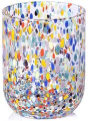 Zodax Spritz Confetti Cocktail Glass Tumblers, Set of 6