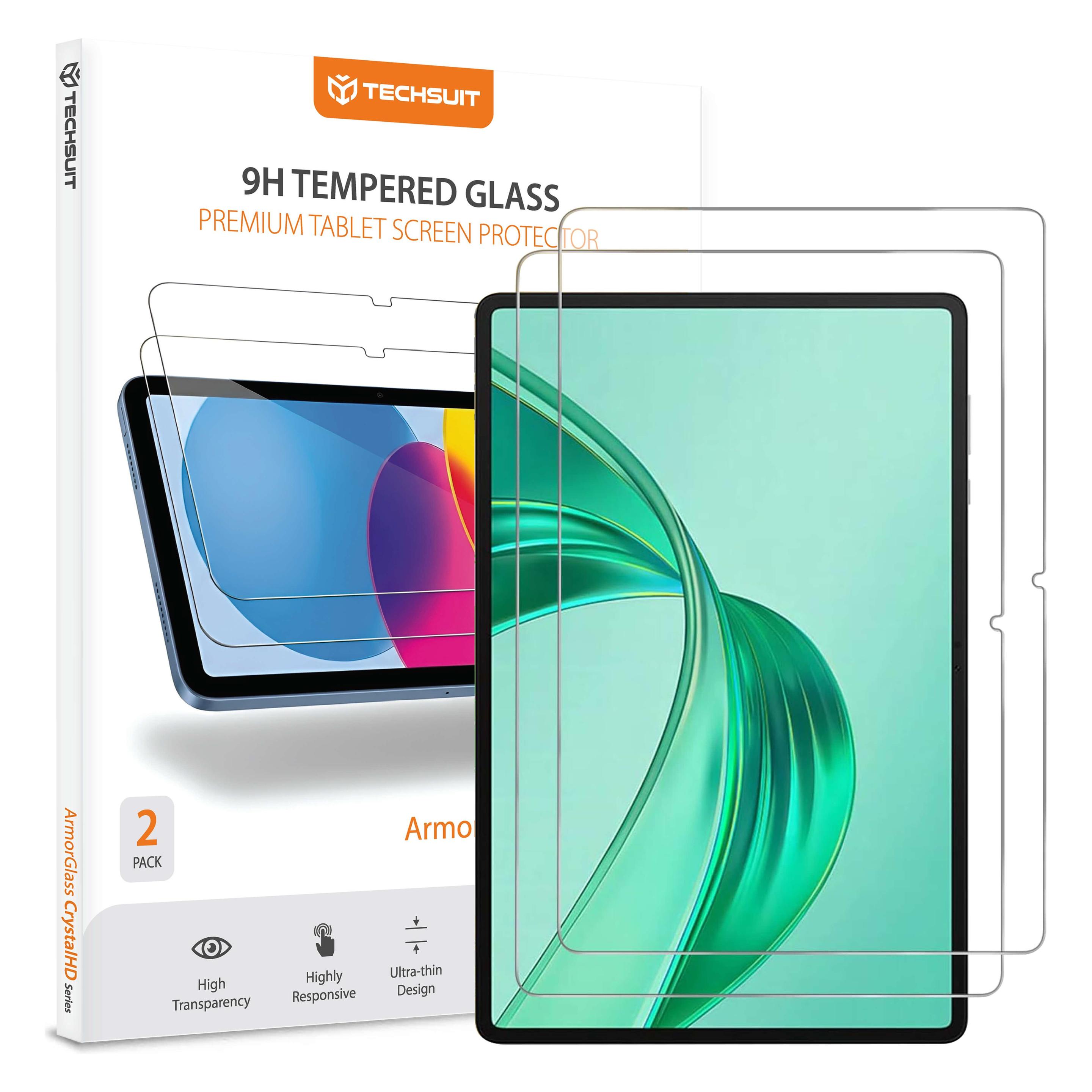 Techsuit - ArmorGlass CrystalHD (2 pack) - Honor Pad X8a - Clear (2 Stk., Honor Pad X8a) (65367281)