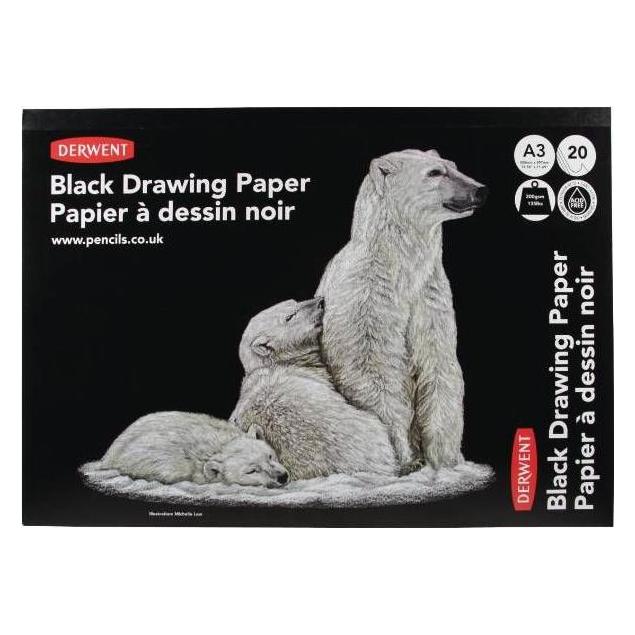 Derwent - Black Sketch Pad, A3, Landscape (604017) (604017)
