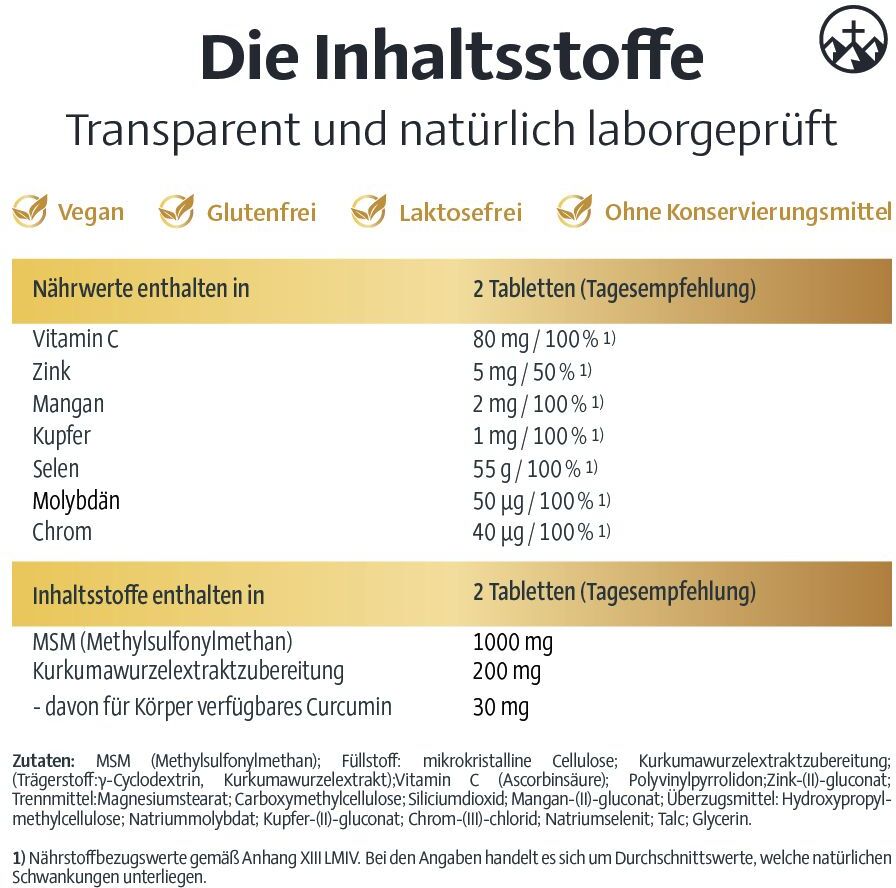 Alpinamed MSM Arthro TBL 90 St Tabletten