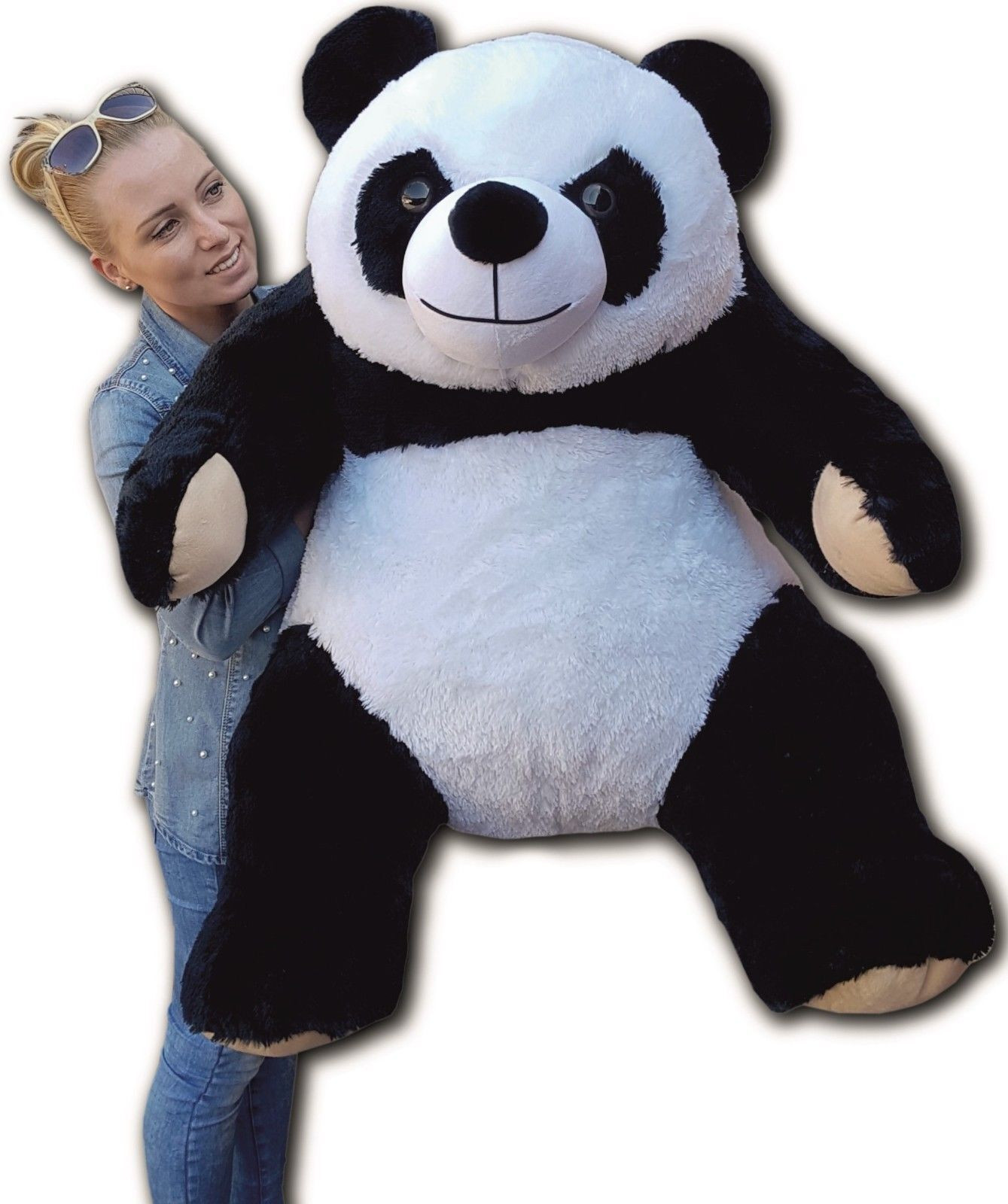 Odolplusz XXL Panda knuffelbeer, 145 cm groot