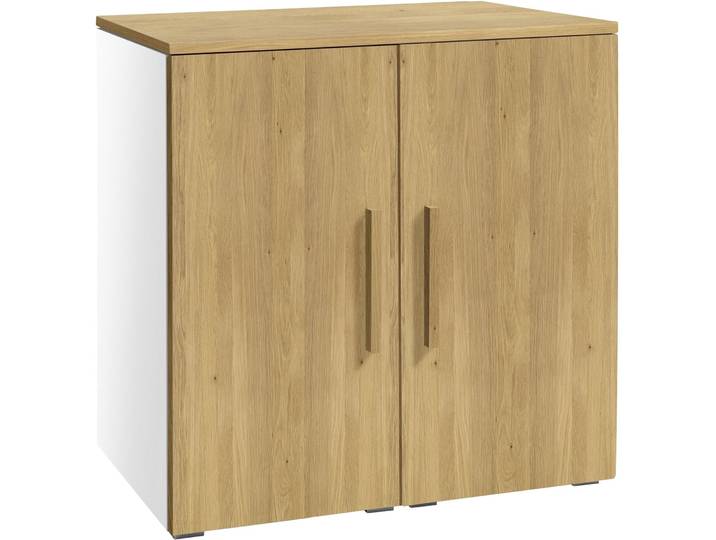 Hasena Kommode Airi weiss/Eiche Holz/MDF B 90 H 86 cm - Kommode