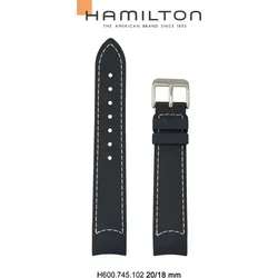 Hamilton - Khaki Sub Ii, Iii Band-set Kautschuk-blau-20/18 H691.745.102 - blau