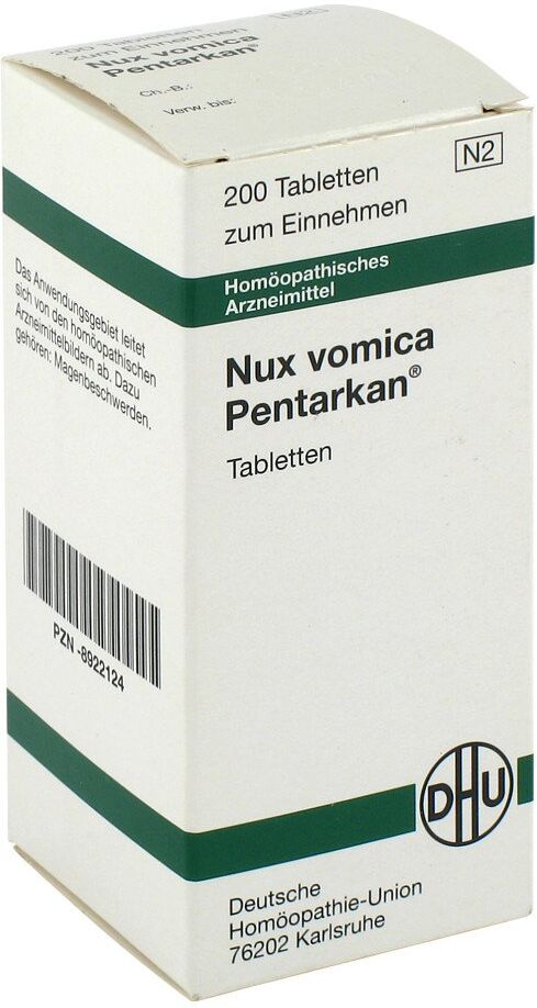 DHU Nux Vomica Pentarkan Tabletten