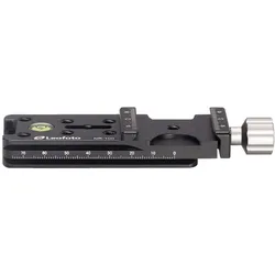 Leofoto NR-100 100mm Nodalschieber mit Klemme, Stativ Zubehör, Schwarz