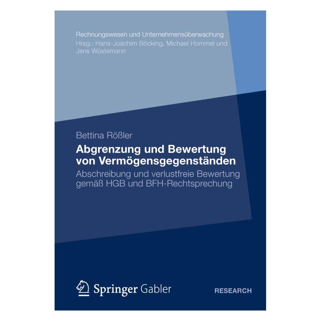 Gabler Abgrenzung und Bewertung von Vermögensgegenständen (Deutsch, Softcover, Bettina Rössler) (7607612)