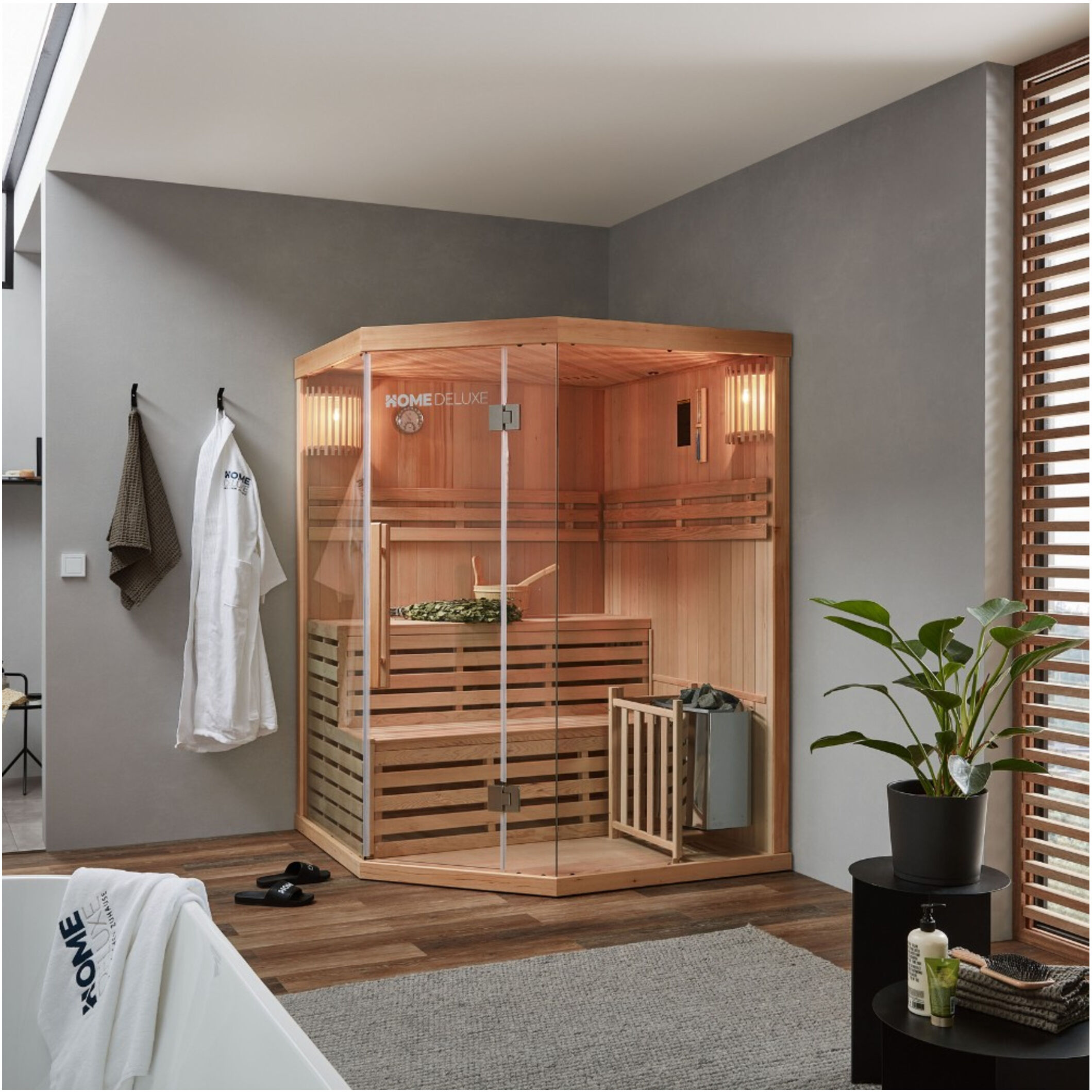 HOME DELUXE Ecksauna »SKYLINE XL«