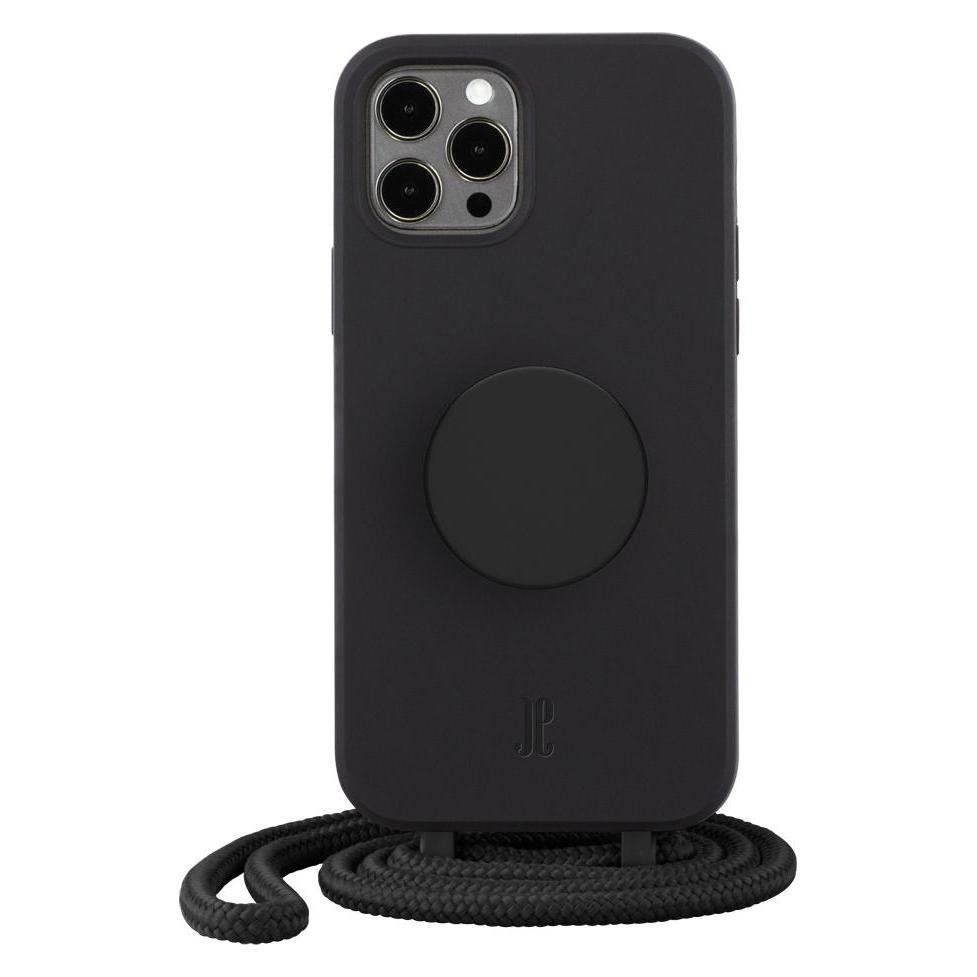 Just Elegance JE PopGrip Case f. iPhone 12 Pro Max 6,7? (Black AW/SS23) (Apple iPhone 12 Pro Max) (30161)