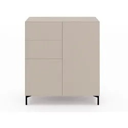 Create Kombikommode mit 2 Schubkästen, 2 Türen Stone Rundfuß