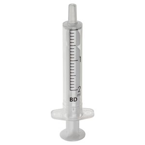 BD Spritzen Discardit II, 2ml, 2-teilig, Luer-Ansatz, steril, Einweg, 100 Stück