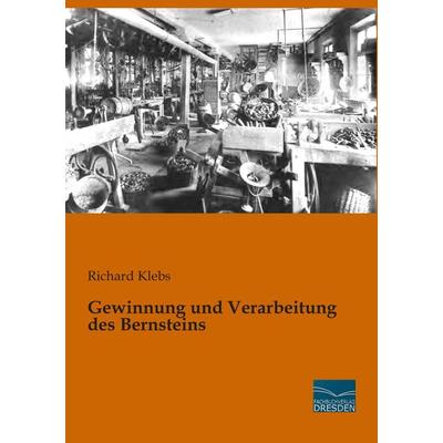 Gewinnung und Verarbeitung des Bernsteins, Taschenbuch von Richard Klebs, Fachbuchverlag Dresden, 978-3-95692-743-0