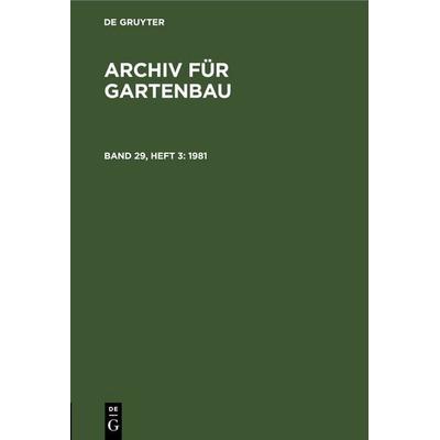 1981, Gebundene Ausgabe von , De Gruyter, 978-3-11-250685-1