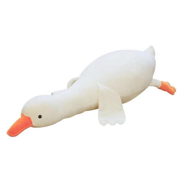 Kiddyz Toys Stuffed Goose Plush 50cm Soft Animal Pillow in Flat Pose Cute Decorative Toy (50 cm) (KIDDYZ)