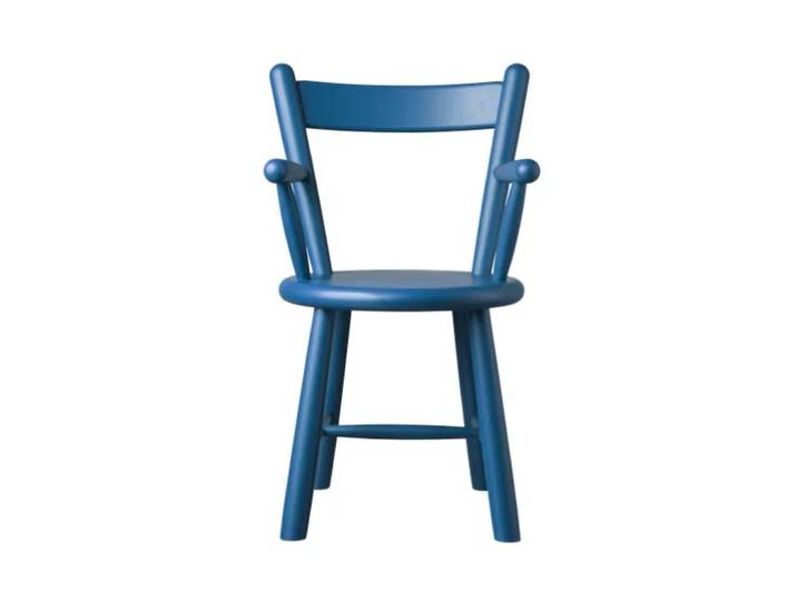 FDB Møbler Chaise d enfant P9 Beech blue painted'