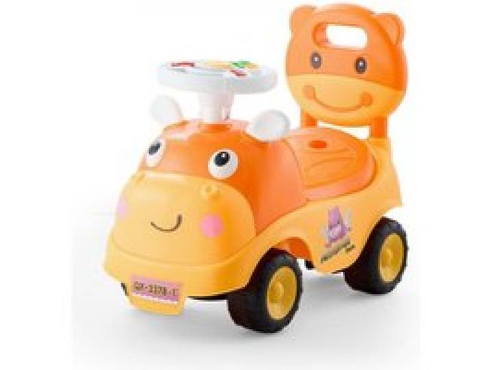 VEVOR Rutschauto, 500x240x415 mm Rutscher für Kleinkinder, Rutschfahrzeug mit Hupe und Musik, 22 kg Tragkraft, Stauraum unter dem Sitz, Lauflernhilfe für Kleinkinder von 19 bis 36 Monaten