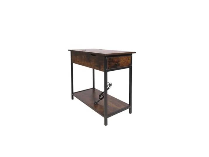 ksjdieunf Couchtisch Beistelltisch Ecktisch Wohnzimmer Mit Steckdosenleiste Kleiner Couchtisch Tische for Wohnzimmer