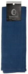 IH Casa Decor Waffle Kitchen Towel (Blue) - Set of 6