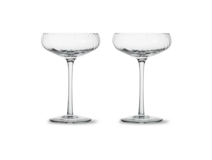 Byon Coupe à champagne Opacity 30 cl lot de 2 Clair