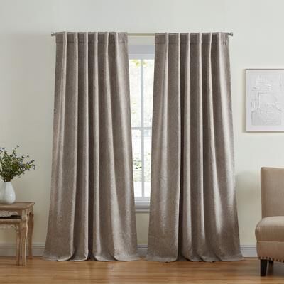 Threadmade Vittoria Paisley Printed Blackout Curtain Panel