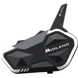 Midland, Motorradfunk, R1 Mesh Bluetooth-Headset für Motorräder (1er Set)
