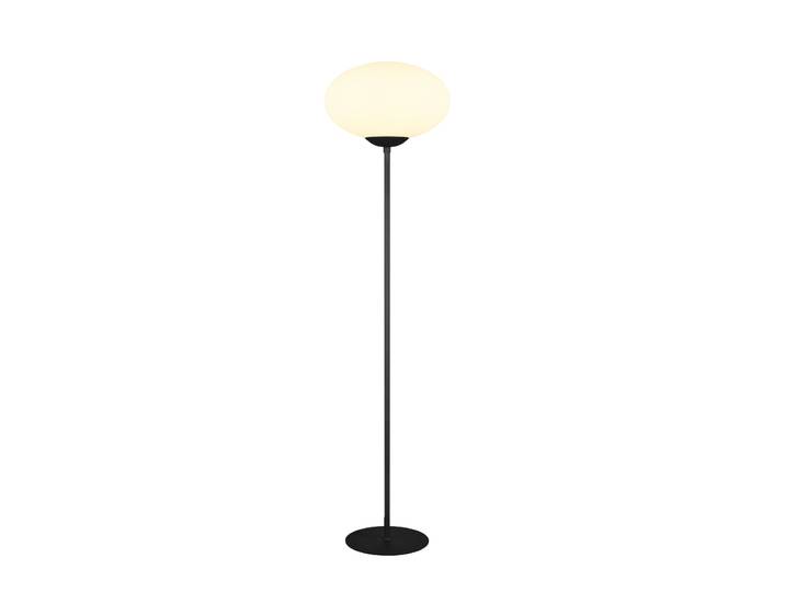 Lampadaire vintage verre et métal Fomento