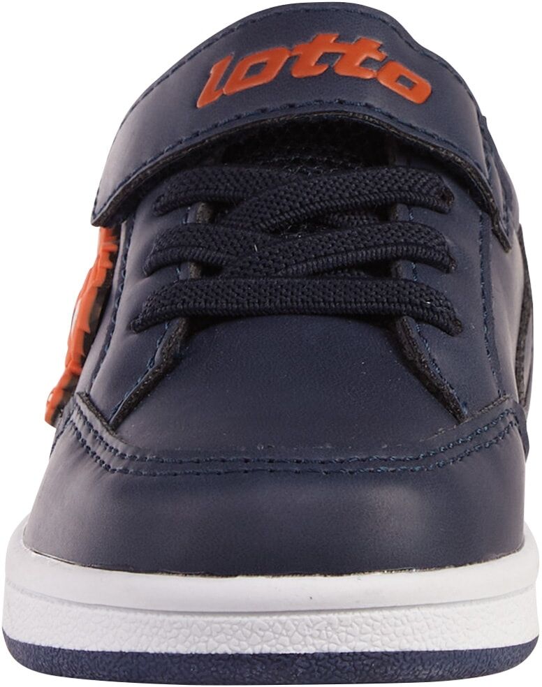 Sneaker LOTTO, Jungen, Gr. 25, blau (navy, orange), Synthetik, Schuhe Sneaker