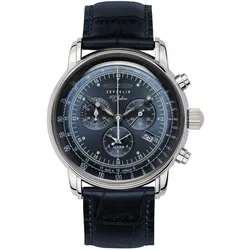 Zeppelin 7680-3 Herrenuhr 100 Jahre Zeppelin Ed. 1 Dunkelblau