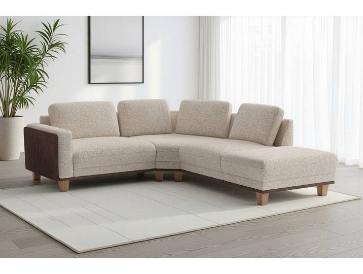 sit&more Ecksofa Concept, Modernes Sofa in drei Fußfarben zur Auswahl