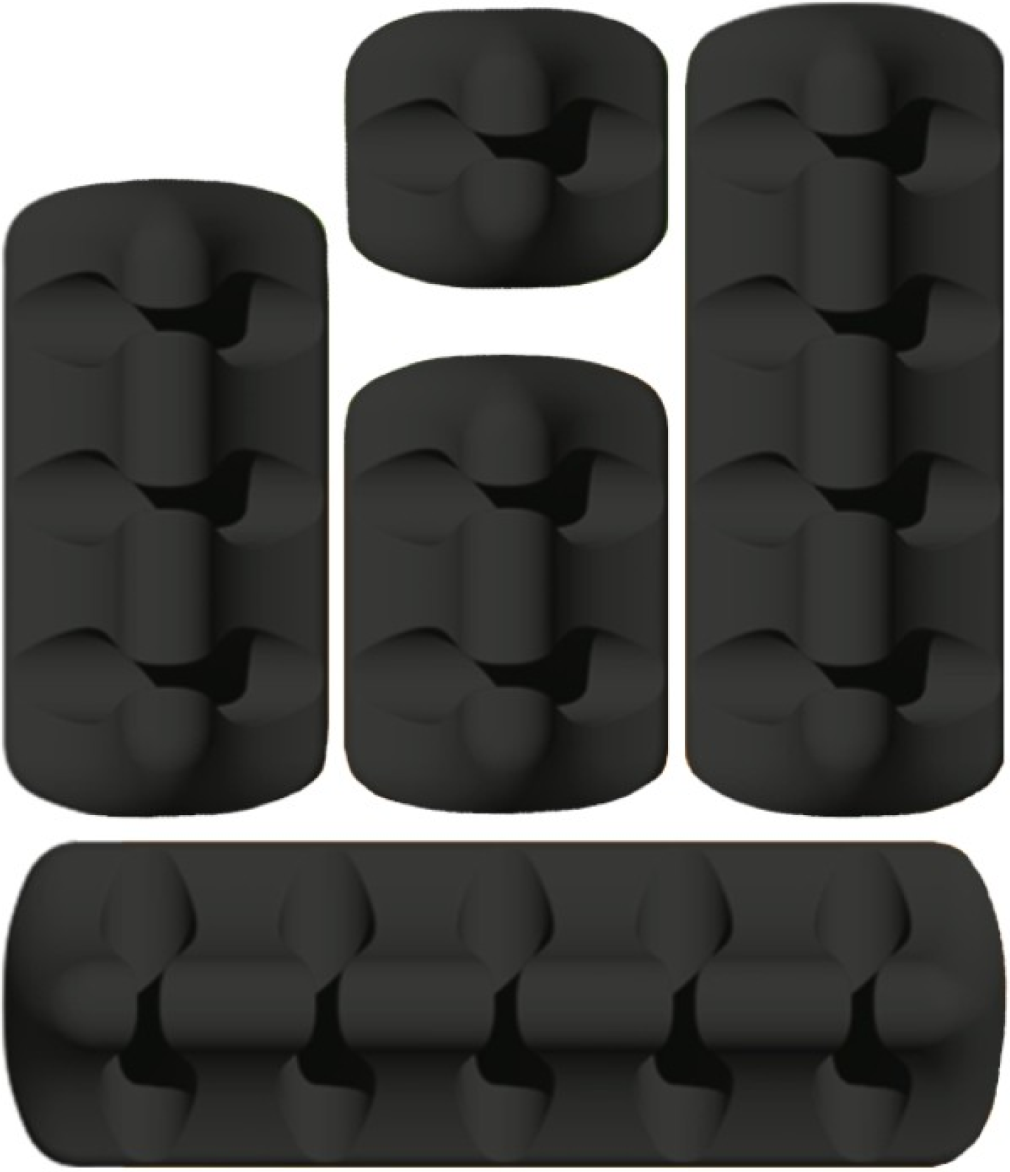 iS Organizador de Cabos Untangled - Preto
