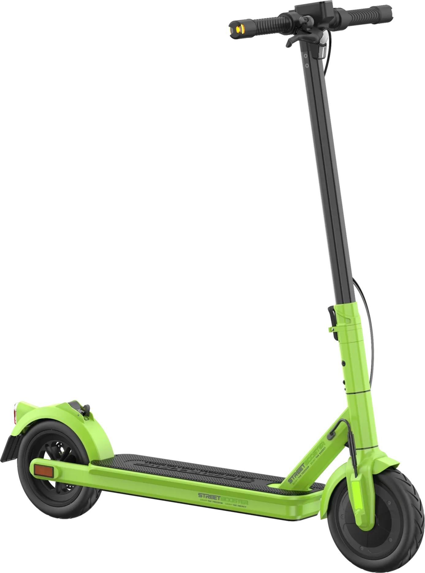 E-Scooter STREETBOOSTER Vega grün - mit Straßenzulassung, 20 km/h, faltbar, leicht
