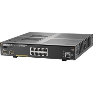HPE Aruba Networking Aruba 2930F 8G PoE+ 2SFP+, Managed, L3, Gigabit Ethernet (10/100/1000), Power over Ethernet (PoE), Rack-Einbau, 1U