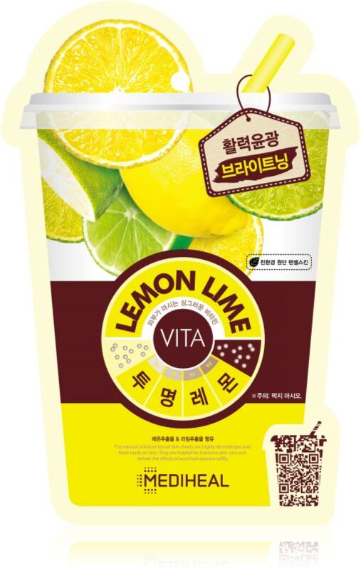 MEDIHEAL Vita Mask Lemon Lime brightening sheet mask 20 ml