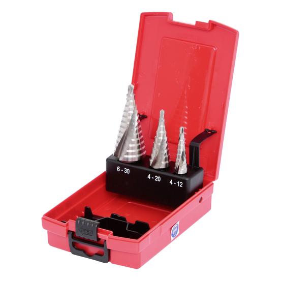 KS Tools HSS Stufenbohrer-Satz (330.2404)