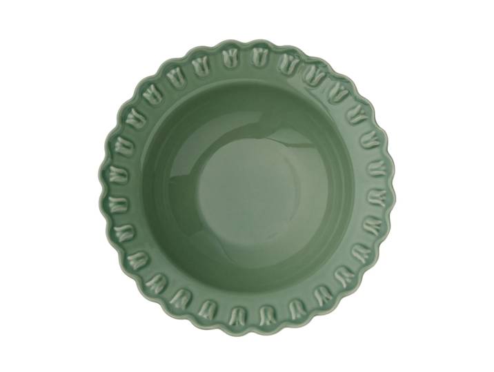 PotteryJo Bol de service Tulipa large Ø30 cm Verona green