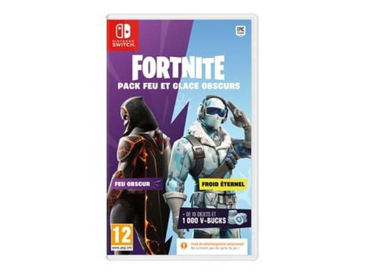 Fortnite Pack Feu et Glace obscurs - Code in a box Switch NINTENDO