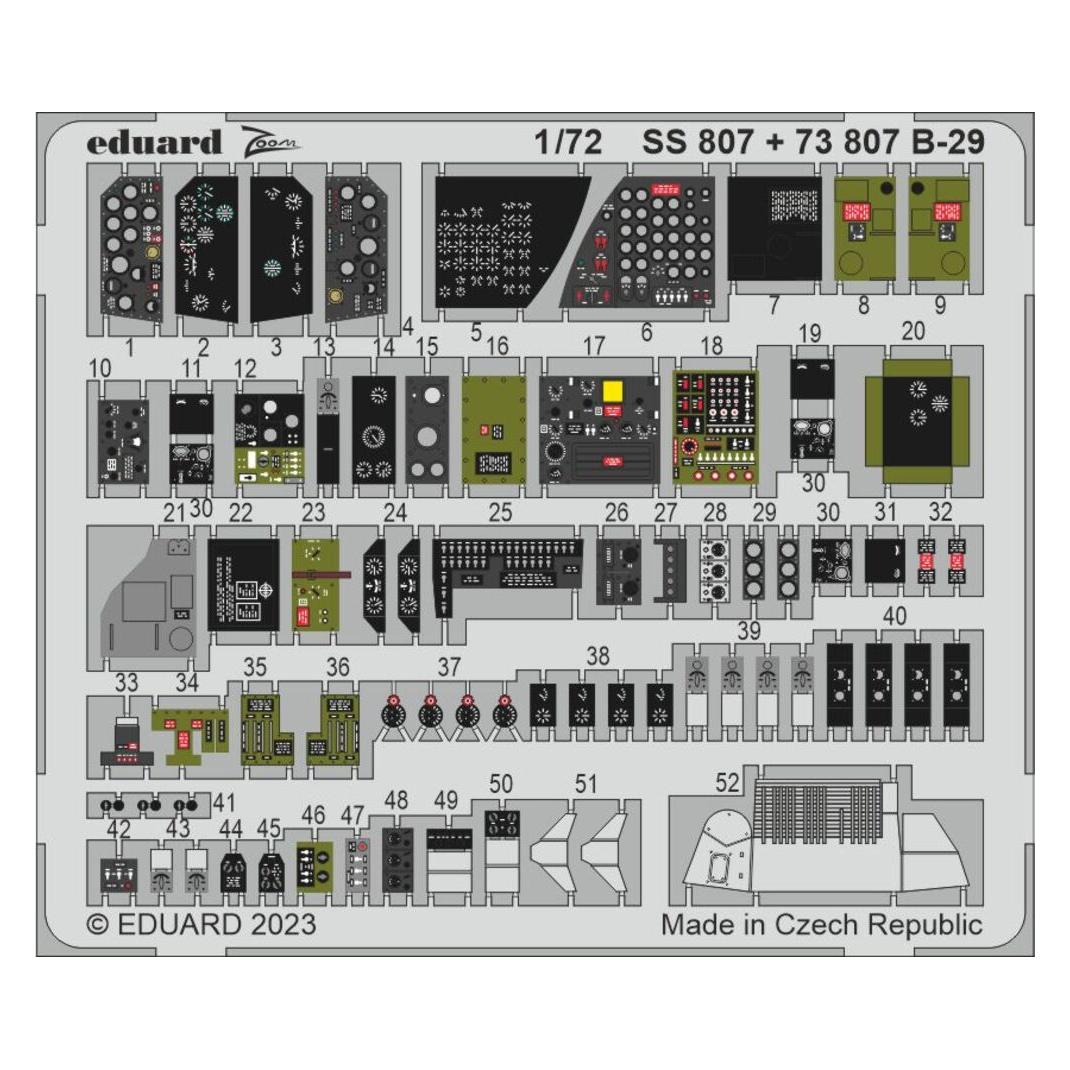 Eduard B-29 1/72 HOBBY 2000 / ACADEMY (SS807)