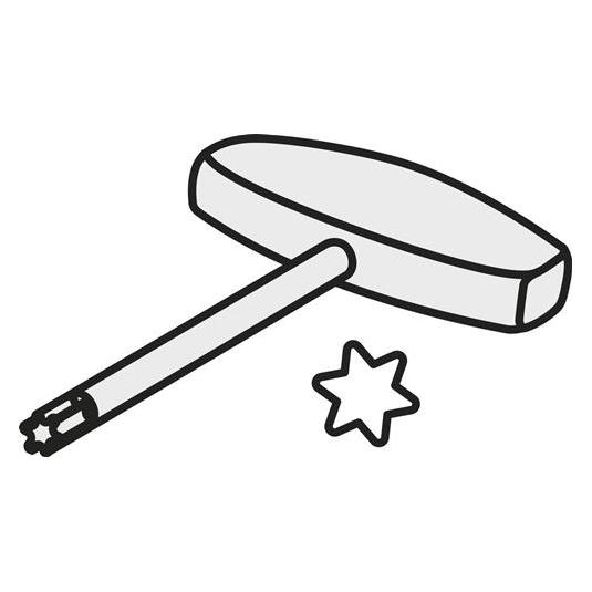 Pramet Torx-Schlssel ISO SDR T30P-T Bruttogewicht 77g (SDR T30P-T)
