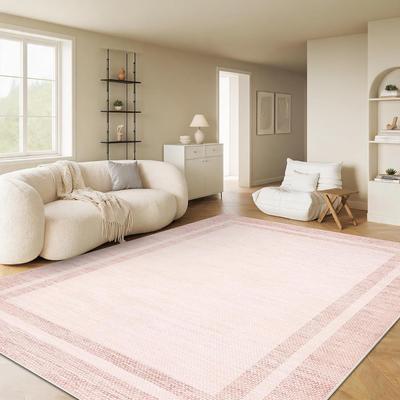 Garvee Washable Modern Area Rug - Low-Pile Soft Non-Shedding, Non-Slip Rubber Backing