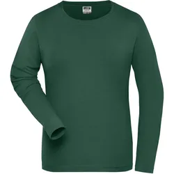 Damen Bio Stretch Langarmshirt "JN1803" UV-Schutz - XXL - dark-green