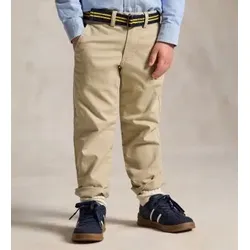Polo Ralph Lauren für Jungen. 322855394002 Beigefarbene Bedford Flex Abrasion Slim Fit Hose (6años= 124/134cm), Lässig, Baumwolle, Klassisch