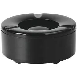 WACA Windaschenbecher offen schwarz, 4.3 cm