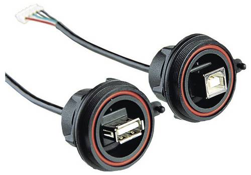 Bulgin USB-Kabel, 5-polig, Buchse, USB A, PX0843/A Buchse, Buchse PX0843/A Inhalt: 1St.