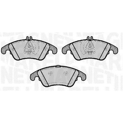 MAGNETI MARELLI Bremsbelagsatz, Scheibenbremse 363916060653 für Mercedes