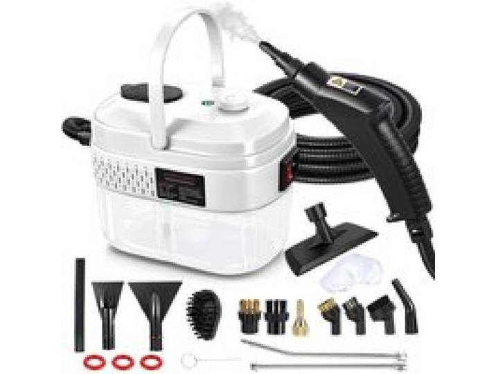 Nettoyeur Vapeur À Main Appareil Manuel Avec 14 Accessoires Nettoyeur Vapeur Multifonction 1500 W Pression Vapeur 3 Bar Temps D