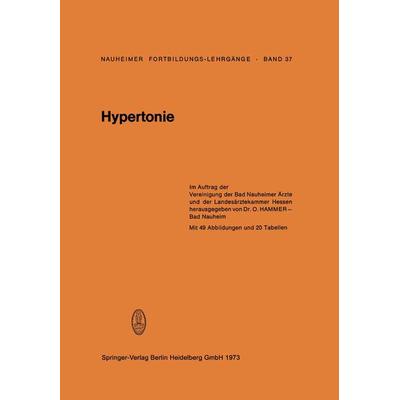 Hypertonie, Taschenbuch von , Steinkopff, 978-3-7985-0358-8
