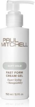 Paul Mitchell Soft Hold Fast Form Cream Gel gel em creme para pentear acelerador de secagem 150 ml. Soft Hold Fast Form Cream Gel