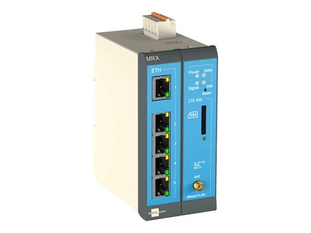INSYS icom MRX MRX2 LTE - Router - WWAN 5-Port-Switch, VPN, Ethernet 10024453