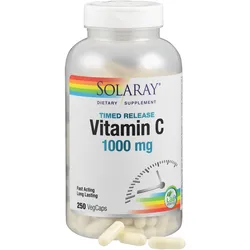 Vitamin C 1000 mg mit Hageb & Acerola Verz Solaray 250 ST