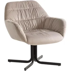 WOHNLING Design Loungesessel  WL6.952 Beige